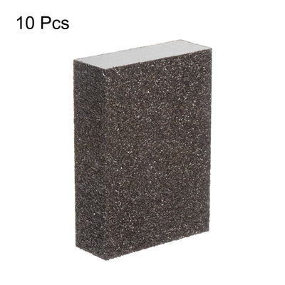 Harfington 10pcs Coarse Sanding Sponge Blocks 80-100 Grit Foam Sanding Block, 100x70x25mm