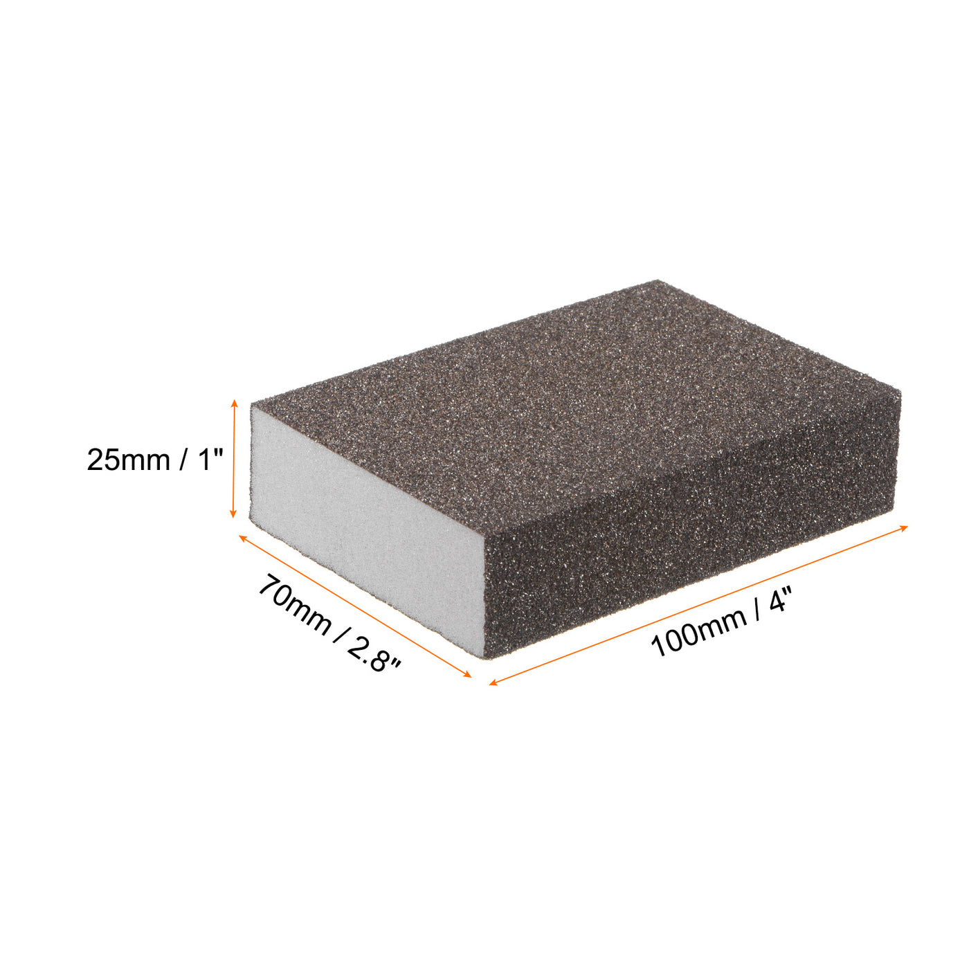 Harfington 10pcs Sanding Sponge Blocks 120-180 Grit Foam Sanding Block, 100x70x25mm