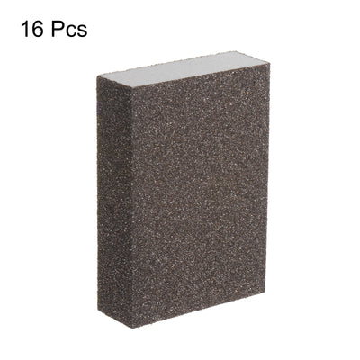 Harfington 16pcs Sanding Sponge Blocks 120-180 Grit Foam Sanding Block, 100x70x25mm