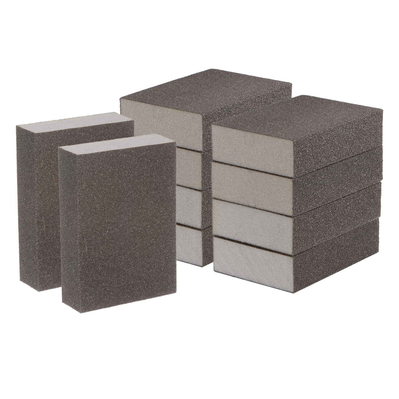 Harfington 10pcs Sanding Sponge Blocks 180-240 Grit Foam Sanding Block, 100x70x25mm