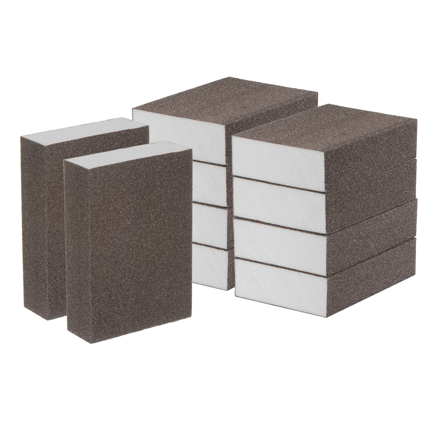 Harfington 10pcs Fine Sanding Sponge Blocks 320-400 Grit Foam Sanding Block, 100x70x25mm