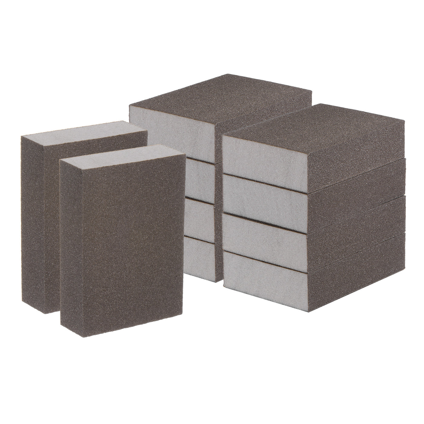 Harfington 10pcs Fine Sanding Sponge Blocks 400-500 Grit Foam Sanding Block, 100x70x25mm