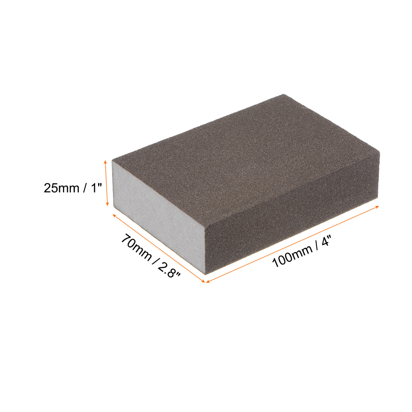 Harfington 10pcs Superfine Sanding Sponge Blocks 800-1000 Grit Sanding Block, 100x70x25mm