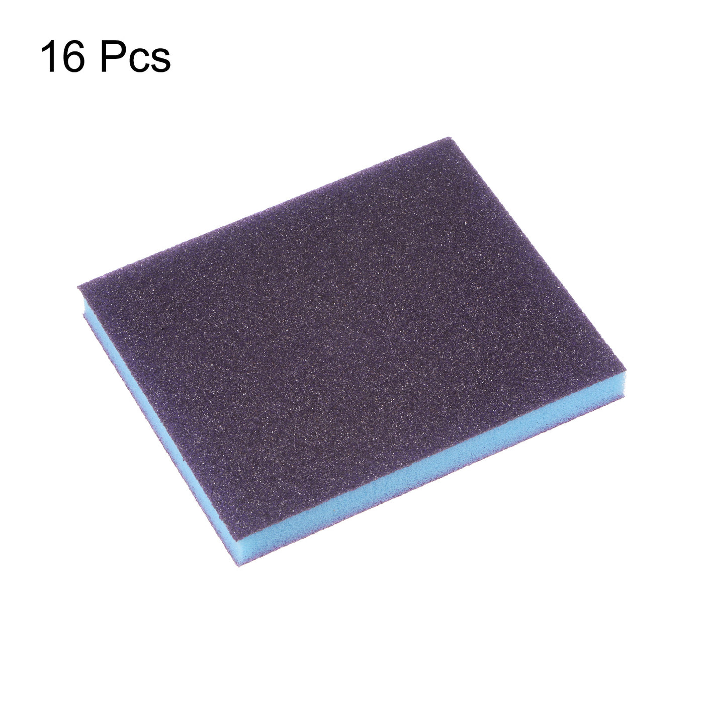 Harfington 16pcs Sanding Sponge Blocks 180-240 Grit Foam Sanding Block 120x100x12mm, Purple