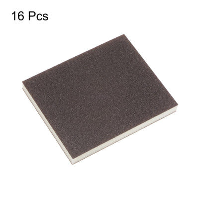 Harfington 16pcs Fine Sanding Sponge Blocks 240-320 Grit Foam Sanding Block, 120x100x12mm