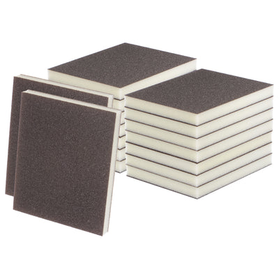 Harfington 16pcs Fine Sanding Sponge Blocks 240-320 Grit Foam Sanding Block, 120x100x12mm