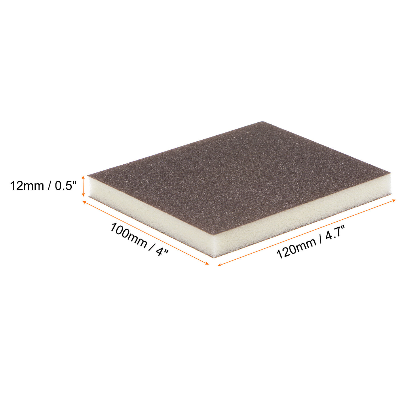 Harfington 16pcs Fine Sanding Sponge Blocks 400-500 Grit Foam Sanding Block, 120x100x12mm