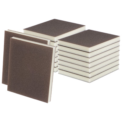 Harfington 16pcs Fine Sanding Sponge Blocks 400-500 Grit Foam Sanding Block, 120x100x12mm