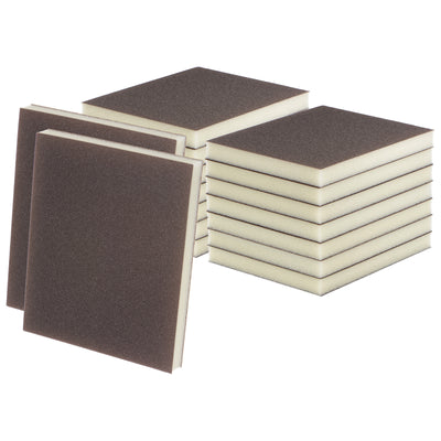 Harfington 16pcs Superfine Sanding Sponge Blocks 500-600 Grit Sanding Block, 120x100x12mm