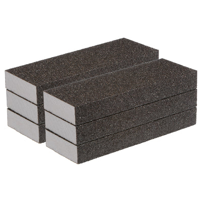 Harfington 6pcs Coarse Sanding Sponge Blocks 80-100 Grit Foam Sanding Block, 200x70x25mm