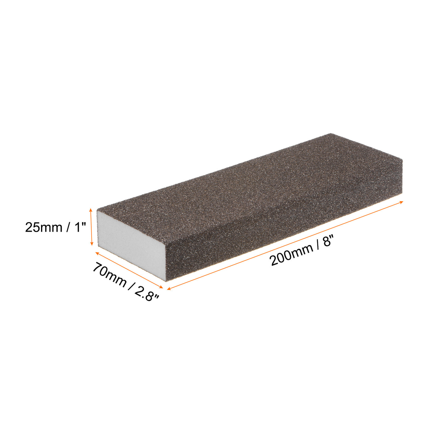 Harfington 4pcs Sanding Sponge Blocks 120-180 Grit Foam Sanding Block, 200x70x25mm