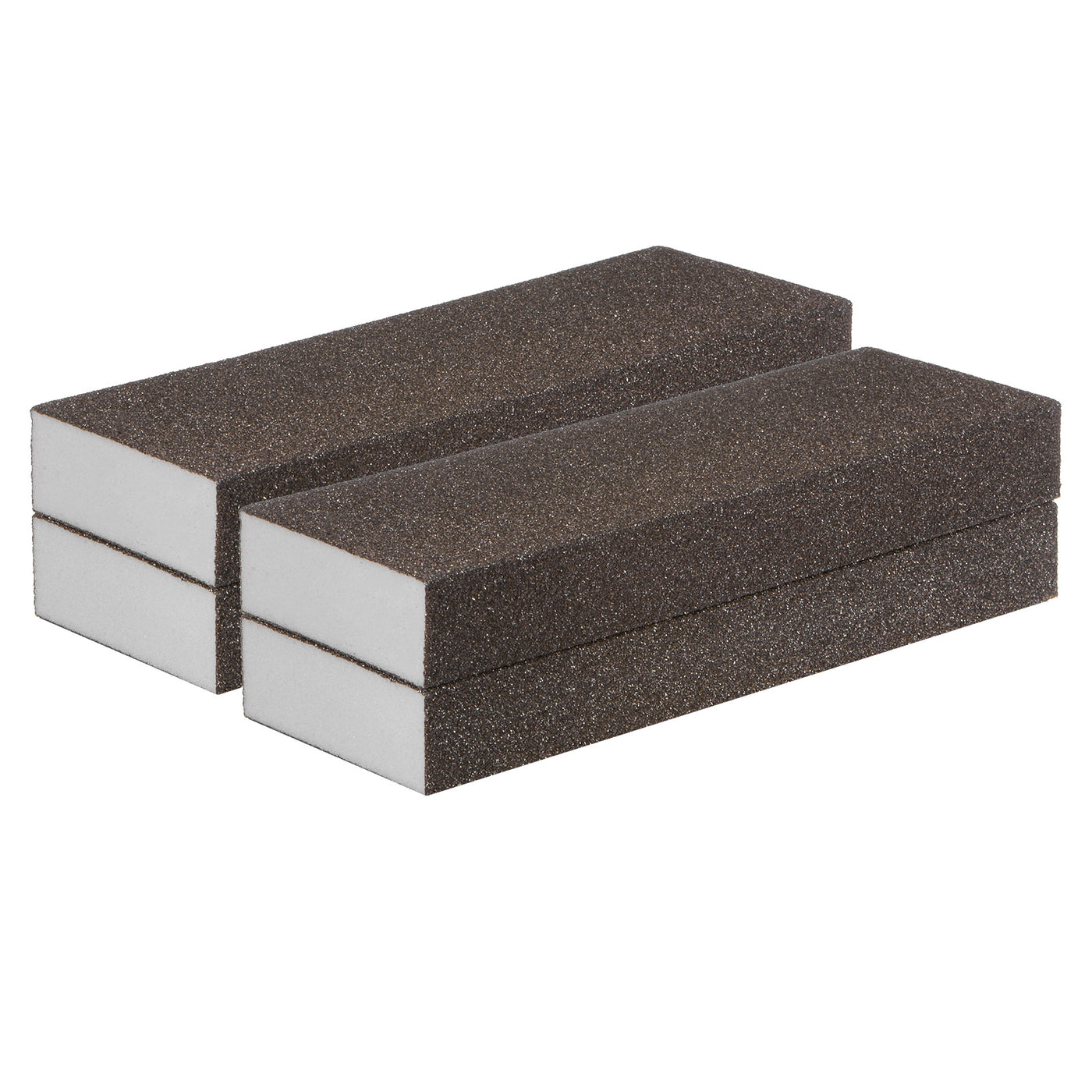 Harfington 4pcs Sanding Sponge Blocks 120-180 Grit Foam Sanding Block, 200x70x25mm