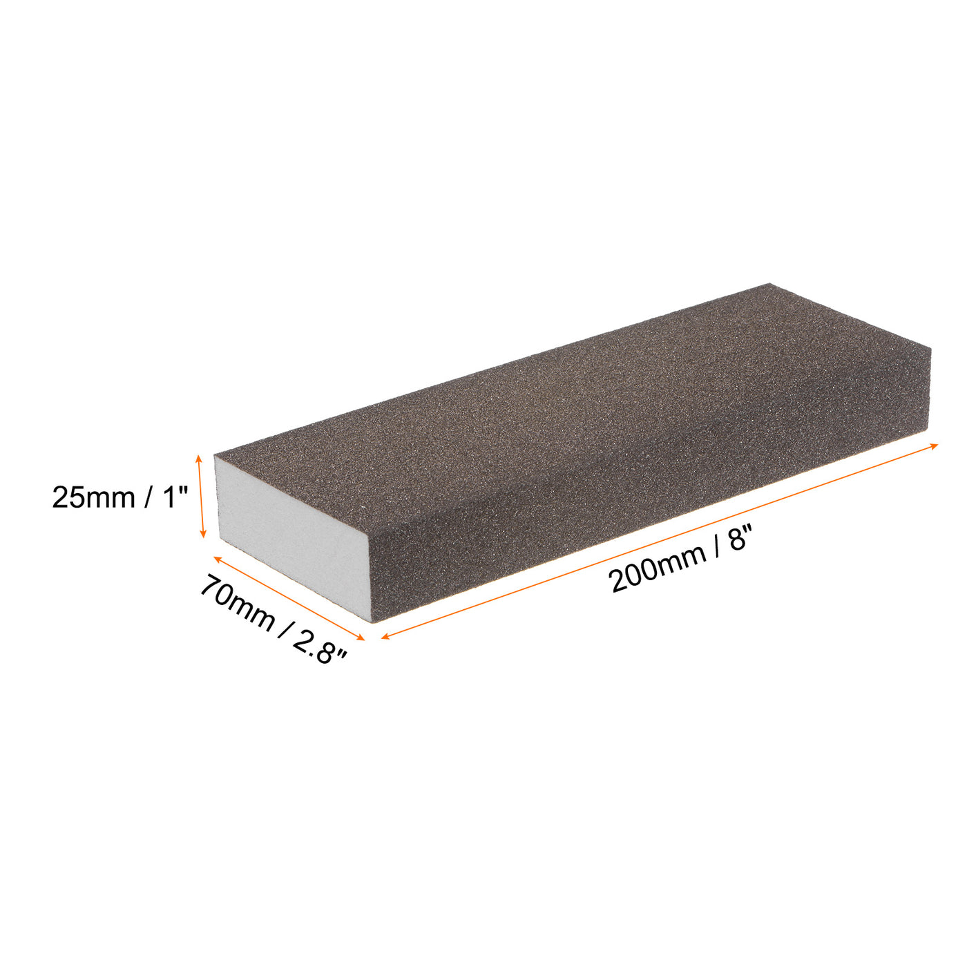 Harfington 4pcs Fine Sanding Sponge Blocks 320-400 Grit Foam Sanding Block, 200x70x25mm