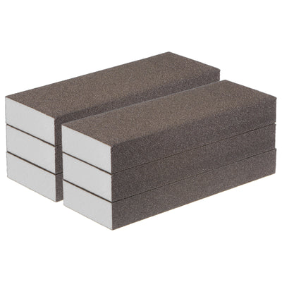 Harfington 6pcs Fine Sanding Sponge Blocks 320-400 Grit Foam Sanding Block, 200x70x25mm