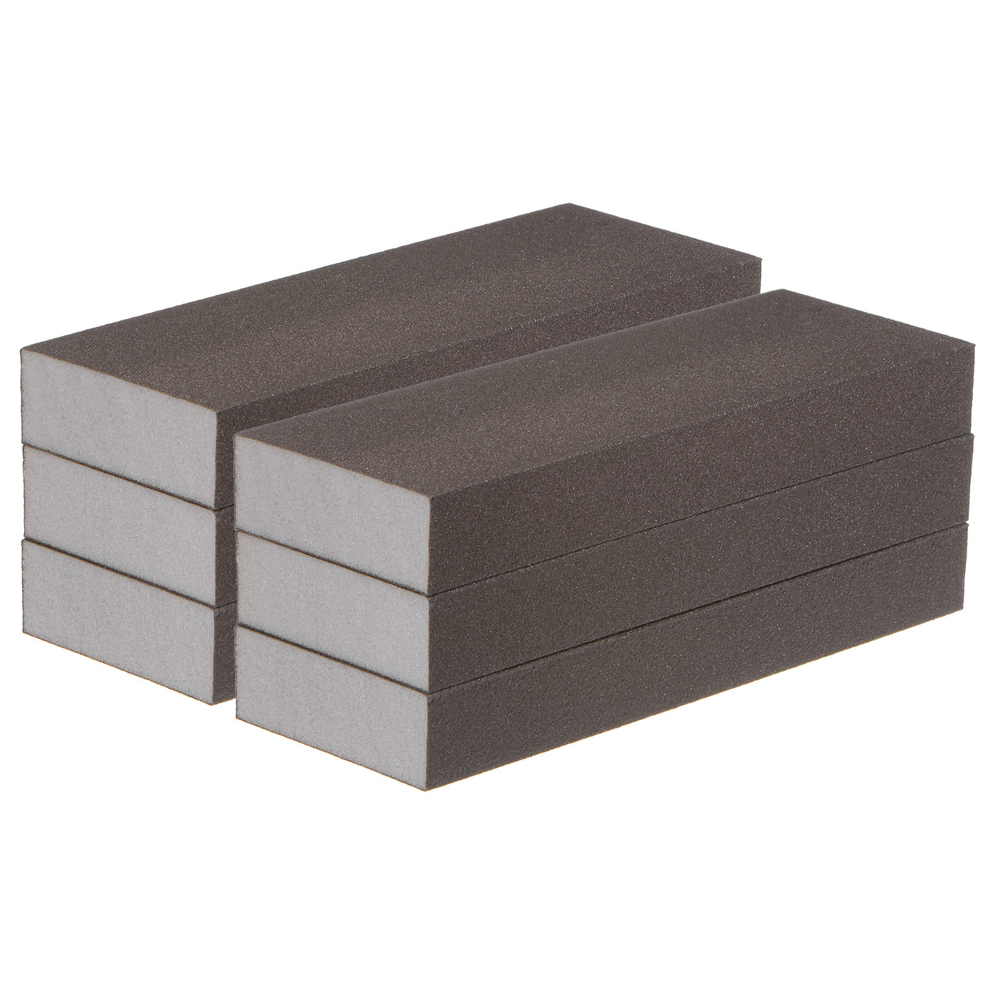 Harfington 6pcs Superfine Sanding Sponge Blocks 500-600 Grit Foam Sanding Block 200x70x25mm