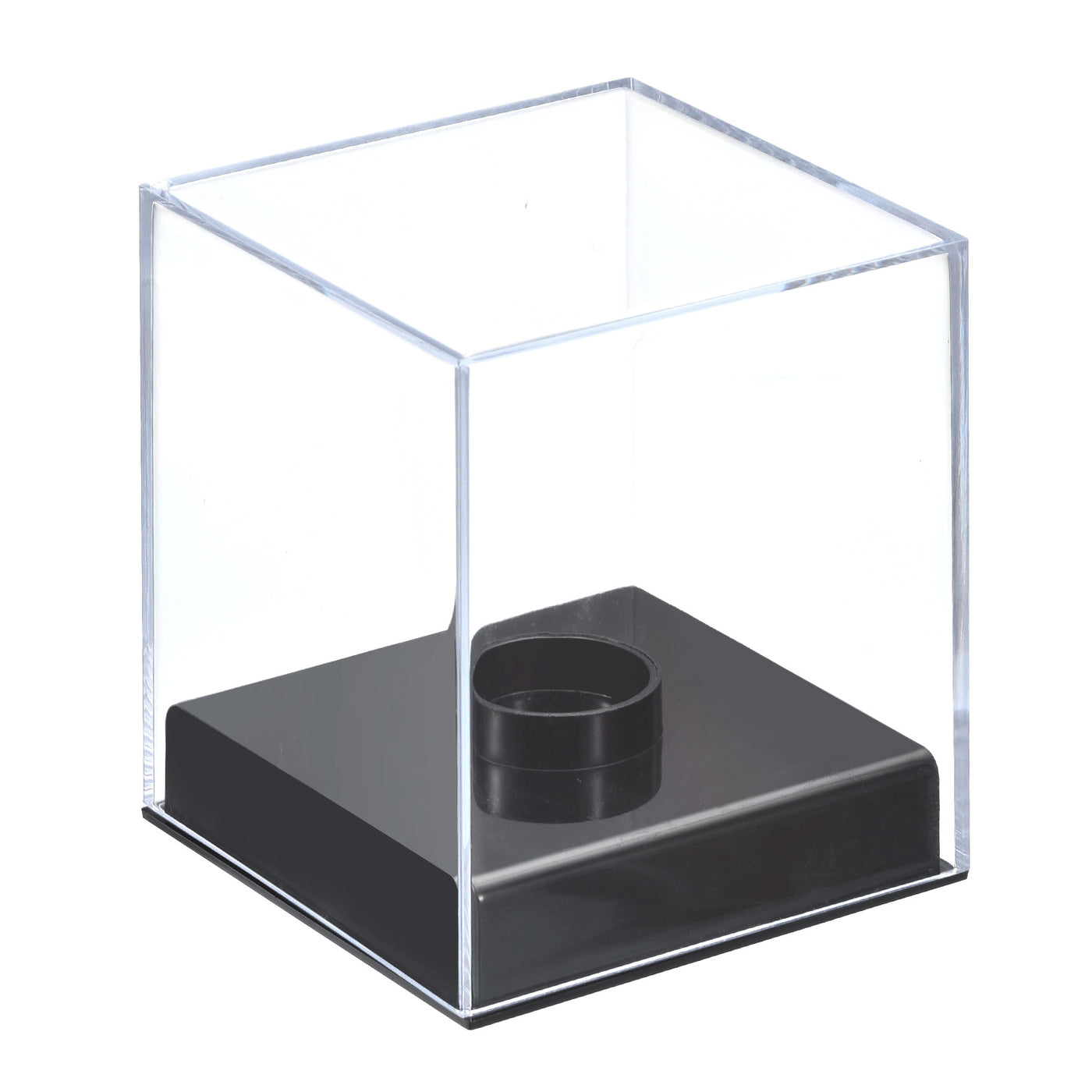 Harfington Baseball Display Case, Acrylic Cube Baseball Storage Case, Clear Display Case for Autographed Baseball Memorabilia Baseball