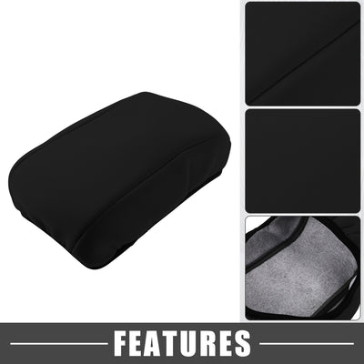 Harfington Car Center Center Console Armrest Cover Interior Protective Lid Storage Covers Trim for Ford Bronco Sport 2021-2023 Black