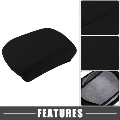 Harfington Car Center Center Console Armrest Cover Interior Protective Lid Storage Covers Trim for Ford Fusion 2017-2020 Black