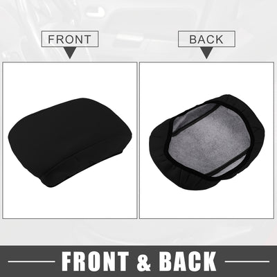 Harfington Car Center Center Console Armrest Cover Interior Protective Lid Storage Covers Trim for Ford Fusion 2017-2020 Black