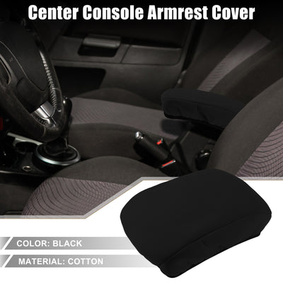 Harfington Car Center Center Console Armrest Cover Interior Protective Lid Storage Covers Trim for Ford Fusion 2017-2020 Black