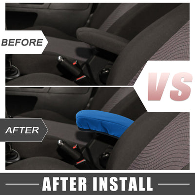 Harfington Car Center Center Console Armrest Cover Interior Protective Lid Storage Covers Trim for Ford Fusion 2017-2020 Blue