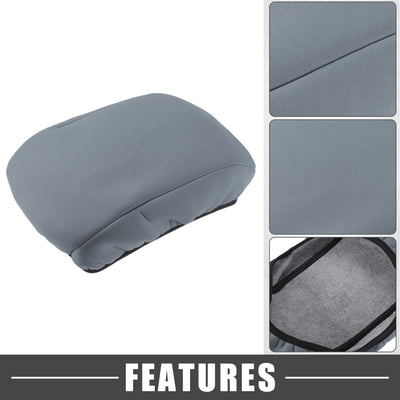 Harfington Car Center Center Console Armrest Cover Interior Protective Lid Storage Covers Trim for Ford Fusion 2017-2020 Gray