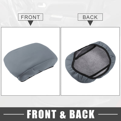 Harfington Car Center Center Console Armrest Cover Interior Protective Lid Storage Covers Trim for Ford Fusion 2017-2020 Gray