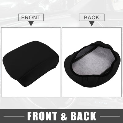 Harfington Car Center Center Console Armrest Cover Interior Protective Lid Storage Covers Trim for Ford Edge 2011-2014 Black