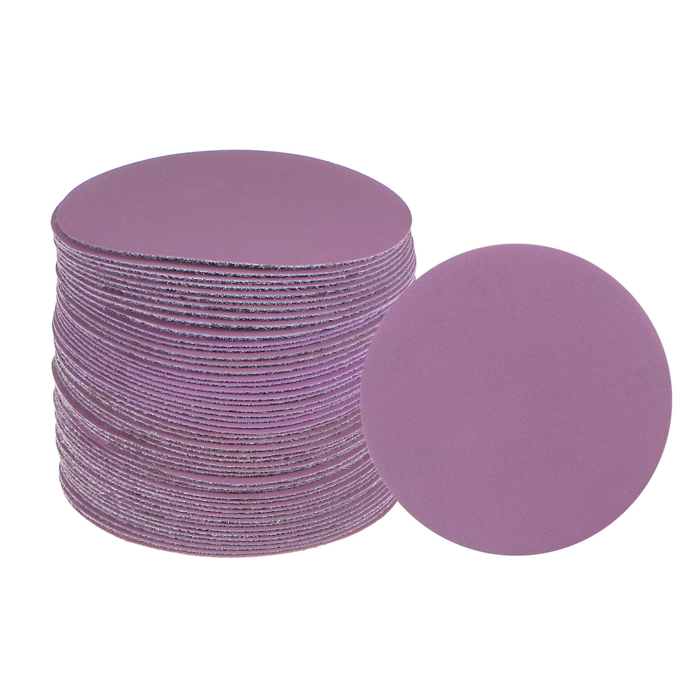 Harfington 50pcs 600 Grit Purple Sanding Discs 3 Inch Hook and Loop Circular Sandpapers