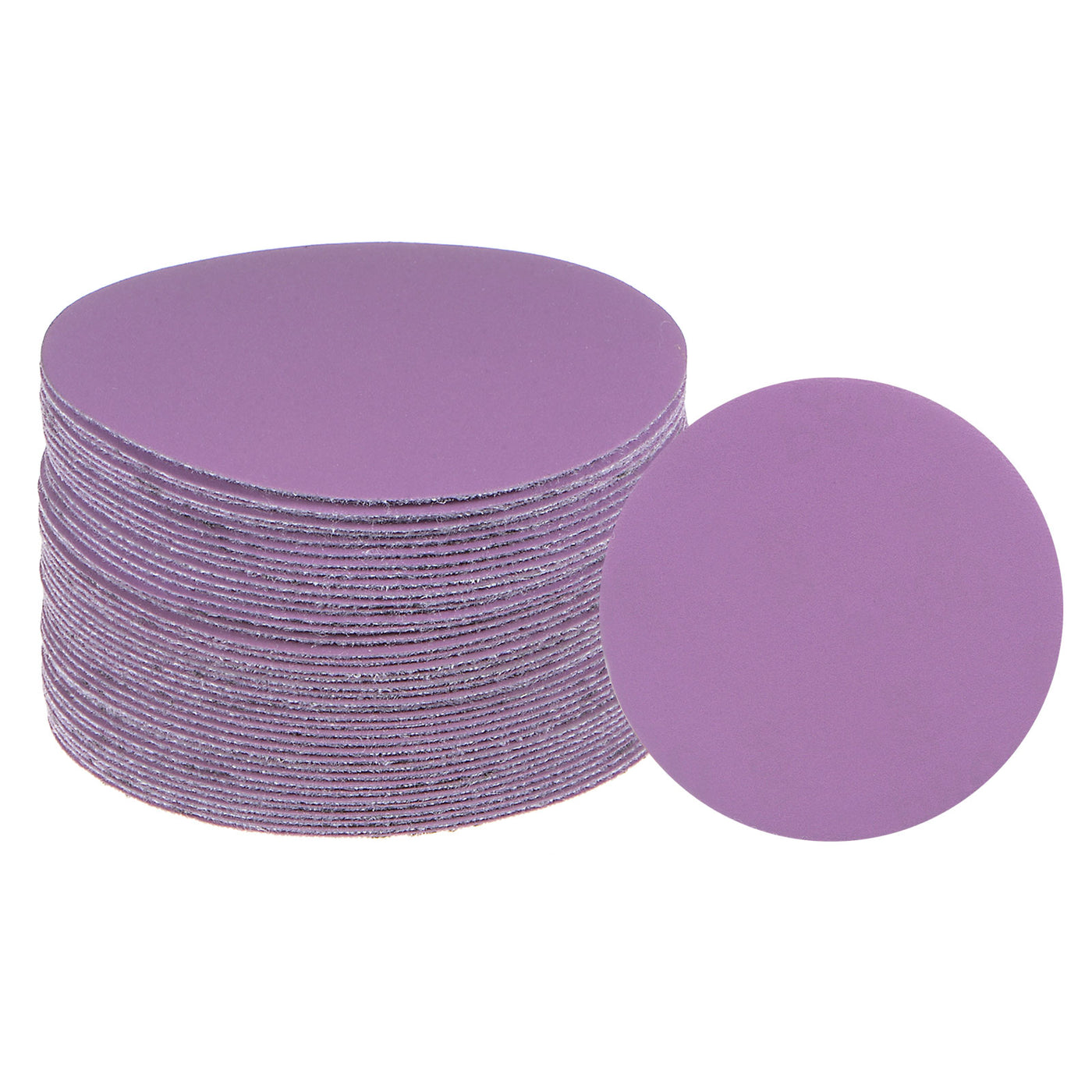 Harfington 40pcs 800 Grit Purple Sanding Discs 3 Inch Hook and Loop Circular Sandpapers