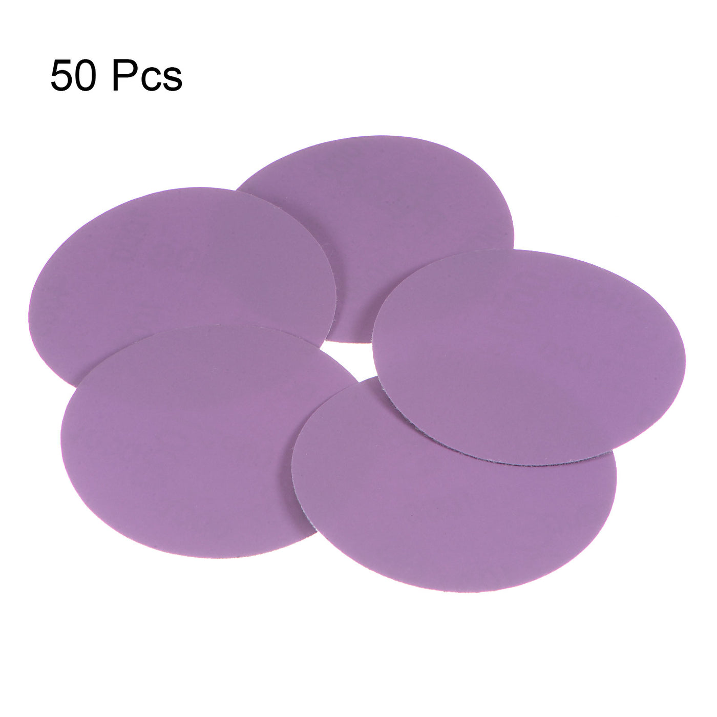 Harfington 50pcs 1000 Grit Purple Sanding Discs 3 Inch Hook and Loop Circular Sandpapers