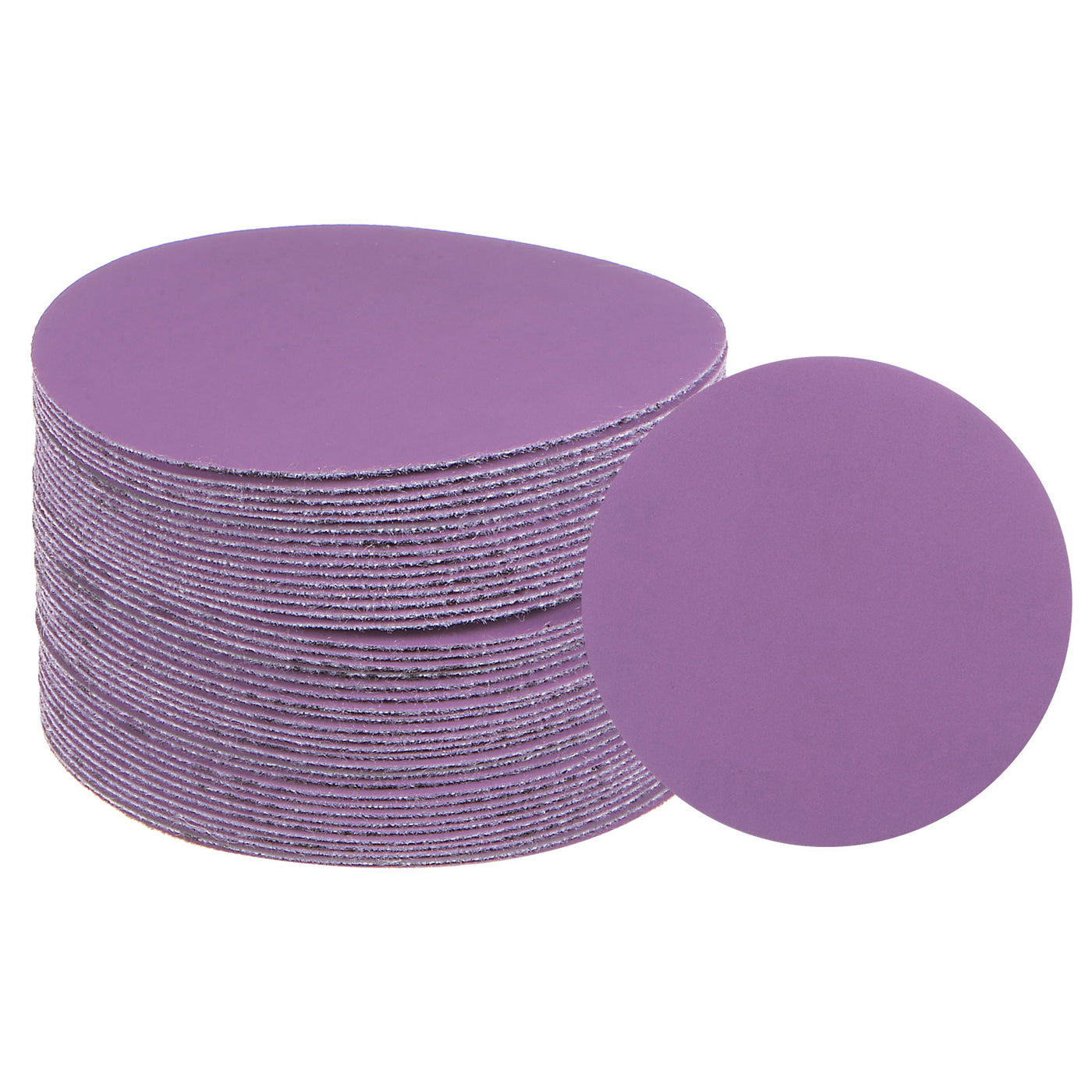 Harfington 40pcs 1500 Grit Purple Sanding Discs 3 Inch Hook and Loop Circular Sandpapers