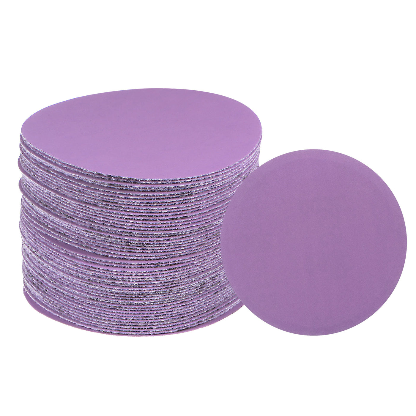 Harfington 50pcs 2500 Grit Purple Sanding Discs 3 Inch Hook and Loop Circular Sandpapers