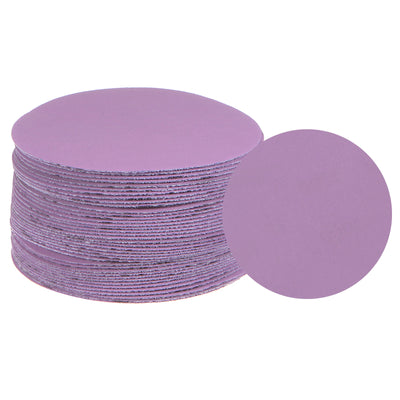 Harfington 40pcs 3000 Grit Purple Sanding Discs 3 Inch Hook and Loop Circular Sandpapers