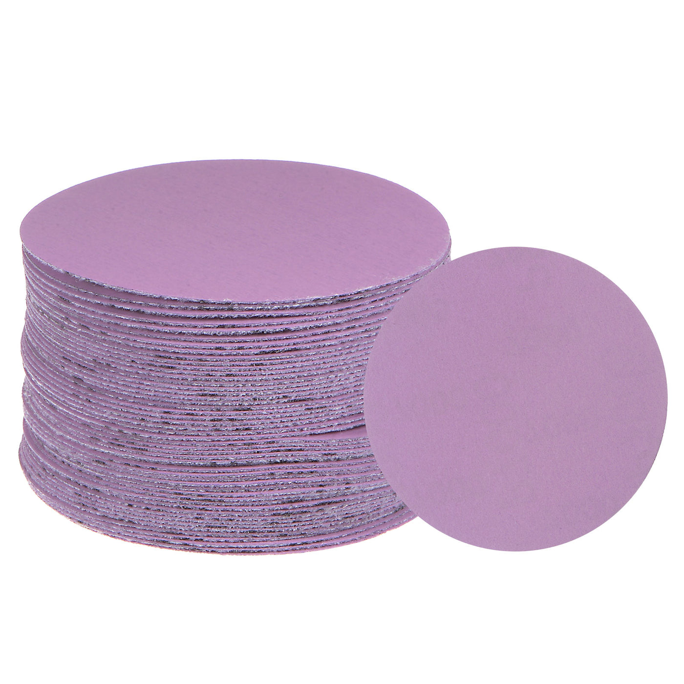 Harfington 50pcs 7000 Grit Purple Sanding Discs 3 Inch Hook and Loop Circular Sandpapers