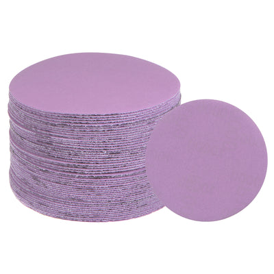 Harfington 50pcs 10000 Grit Purple Sanding Discs 3 Inch Hook and Loop Circular Sandpapers