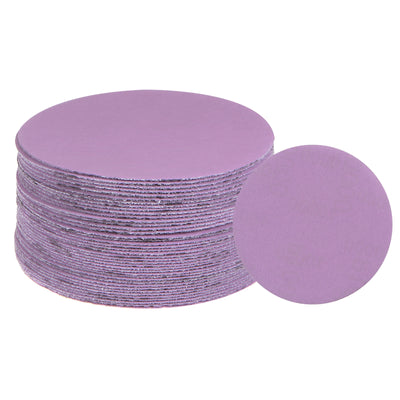 Harfington 40pcs 10000 Grit Purple Sanding Discs 3 Inch Hook and Loop Circular Sandpapers