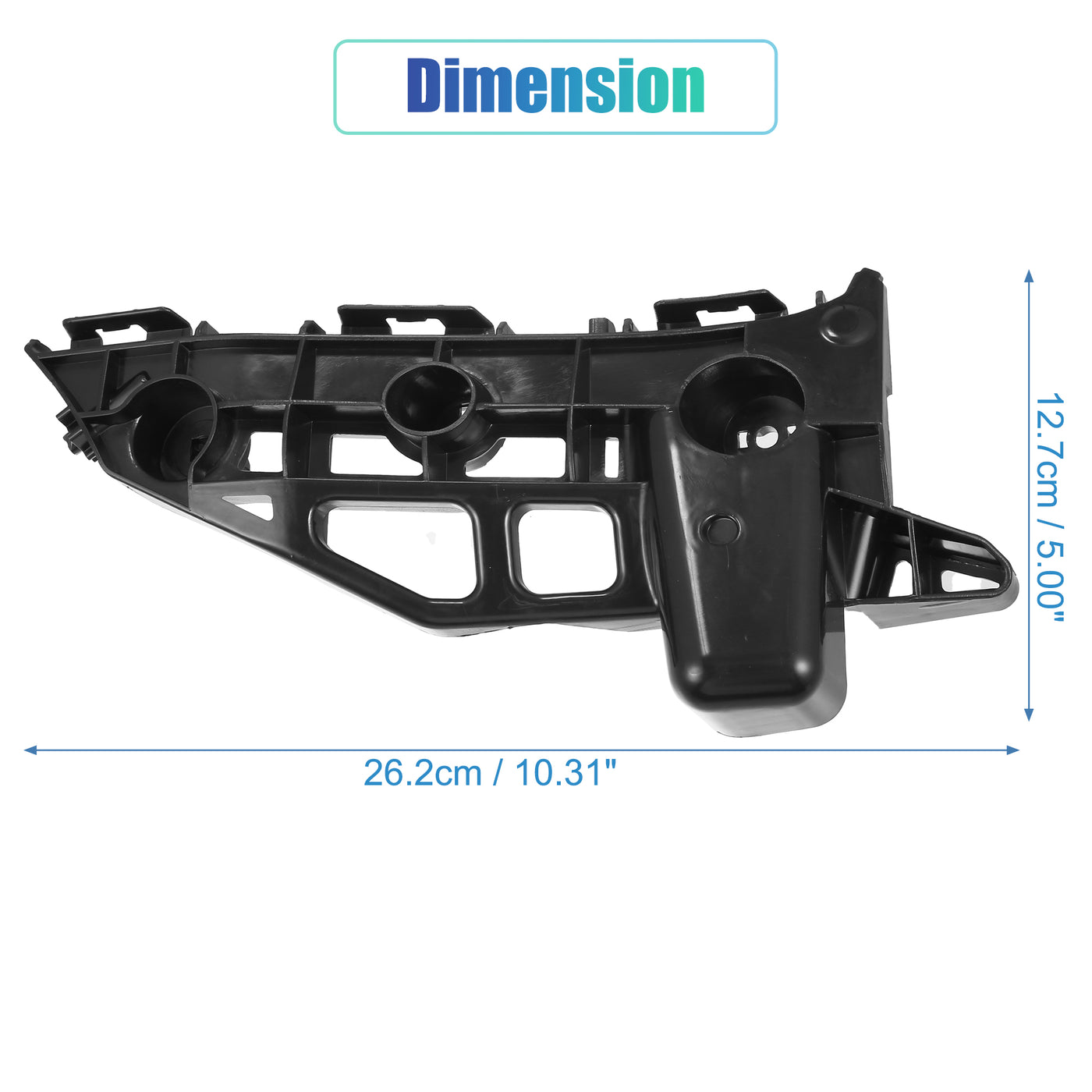 uxcell Uxcell Right Side Front Bumper Bracket No.5211547030 for Toyota Prius 2012 2013 2014 2015 2016 2017 2018