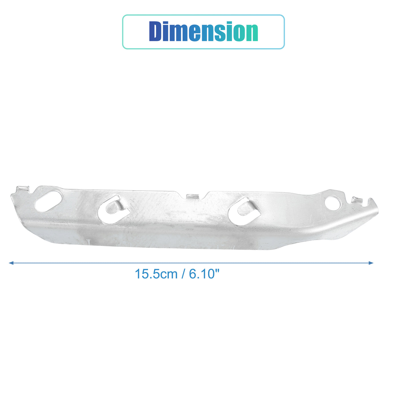 uxcell Uxcell 1 Pair Left Right Side Car Front Bumper Mounting Support Bracket No.51117134097/51117134098 for BMW 328i Base 3.0L L6 - Gas 2007-2012