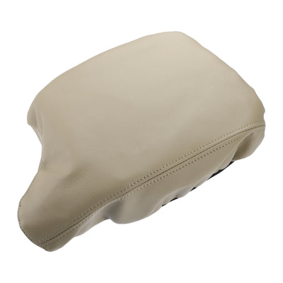 A ABSOPRO Car Center Console Seat Armrest Cover Interior Protective Lid Storage Covers Trim for Honda Accord 2013-2017 Beige