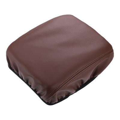 A ABSOPRO Car Center Console Seat Armrest Cover Interior Protective Lid Storage Covers Trim for Honda CR-V 2017-2022 Brown