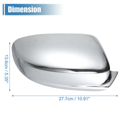 Harfington Uxcell 1 Pair Chrome Plated Full Mirror Cover Cap for Chrysler 300 300C 2011-2022 for Dodge Charger 2011-2022