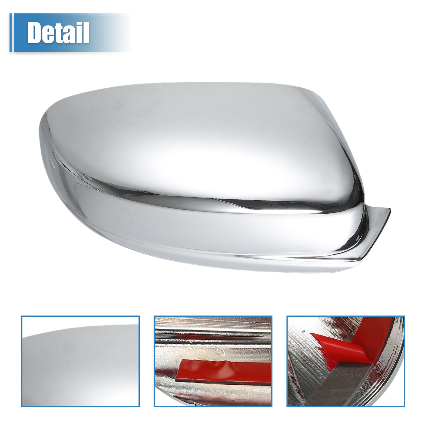 uxcell Uxcell 1 Pair Chrome Plated Full Mirror Cover Cap for Chrysler 300 300C 2011-2022 for Dodge Charger 2011-2022