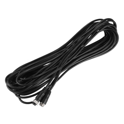 Harfington Uxcell 4 Pin 49.21ft Backup Camera Cable Aviation Extension Cable Car Video Extension Cable Universal for Dash Cam Rear View Backup Camera Truck Trailer