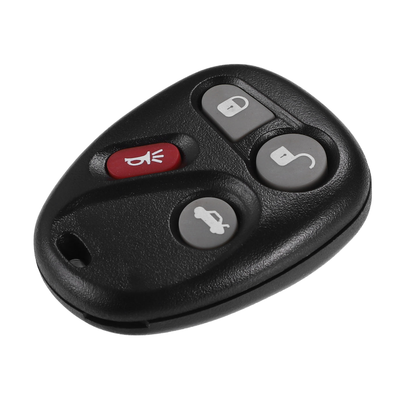 VekAuto 4 Button Keyless Entry Remote Key Shell Cover Compatible for Buick Enclave 2008-2016, Durable Black Key Shell with Blade No Chip