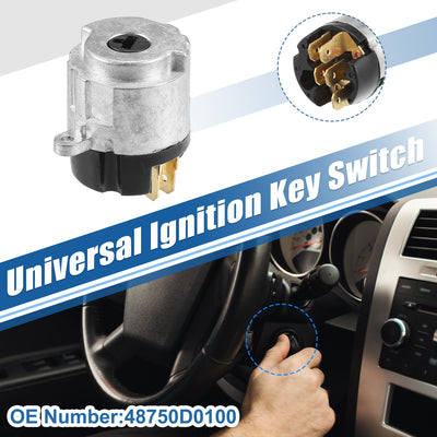 Harfington Uxcell Ignition Switch Repalcement for Nissan Serena 1991 06-1996 09 No.48750D0100