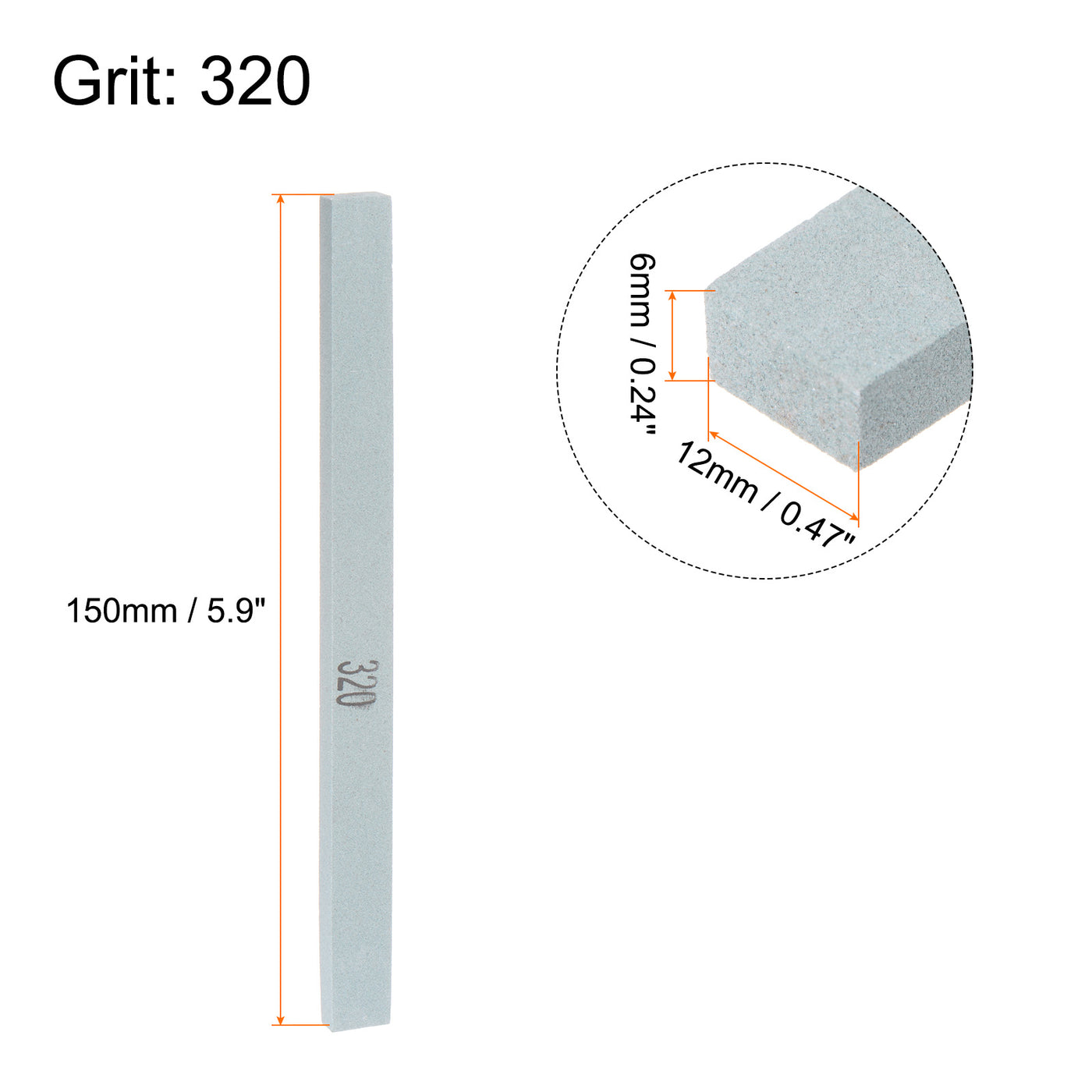 Harfington Sharpening Stones Green Silicon Carbide Whetstone