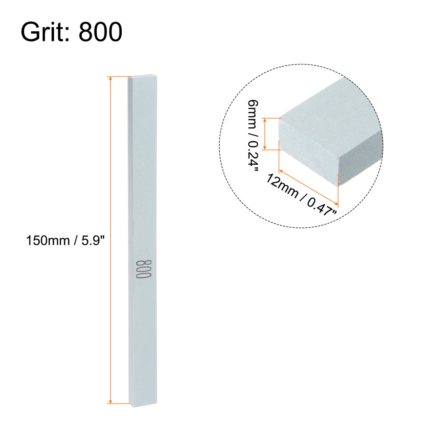 Harfington Sharpening Stones Green Silicon Carbide Whetstone