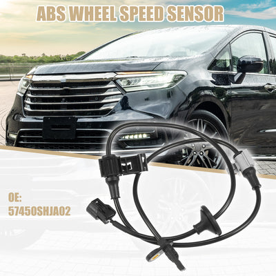 Harfington Uxcell Front Right ABS Sensor Wheel Speed Sensor for Honda Odyssey 2007-2010 V6 3.5L No.57450SHJA02 1pcs