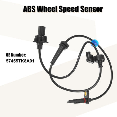 Harfington Uxcell Front Left ABS Sensor Wheel Speed Sensor for Honda Odyssey 2011-2017 V6 3.5L No.57455TK8A01 1pcs